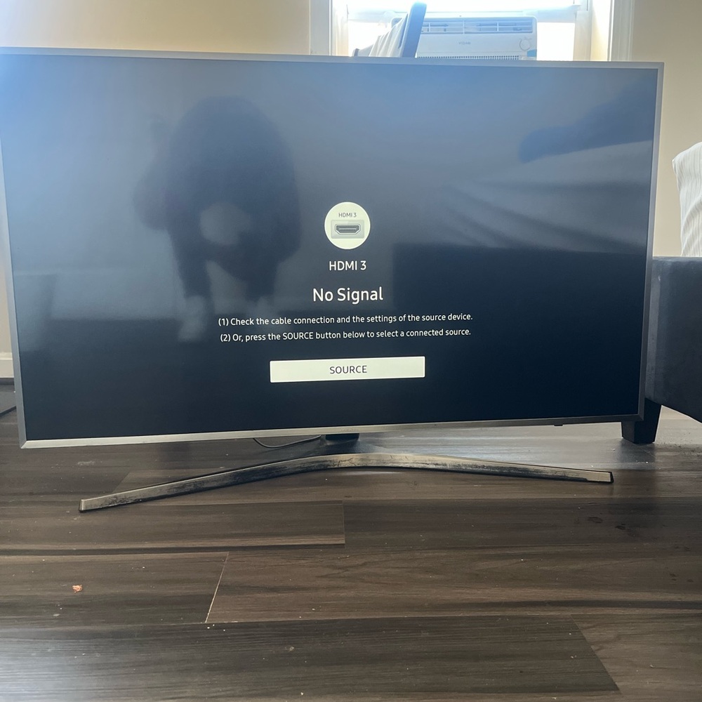 Samsung Black Media Streamer with Silver Stand